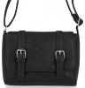GEANȚĂ DE DAMĂ tip poștaș BEE BAG negru 1002S23